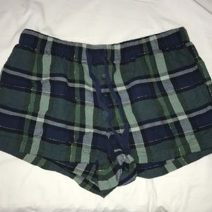 Plaid Pajama Shorts
